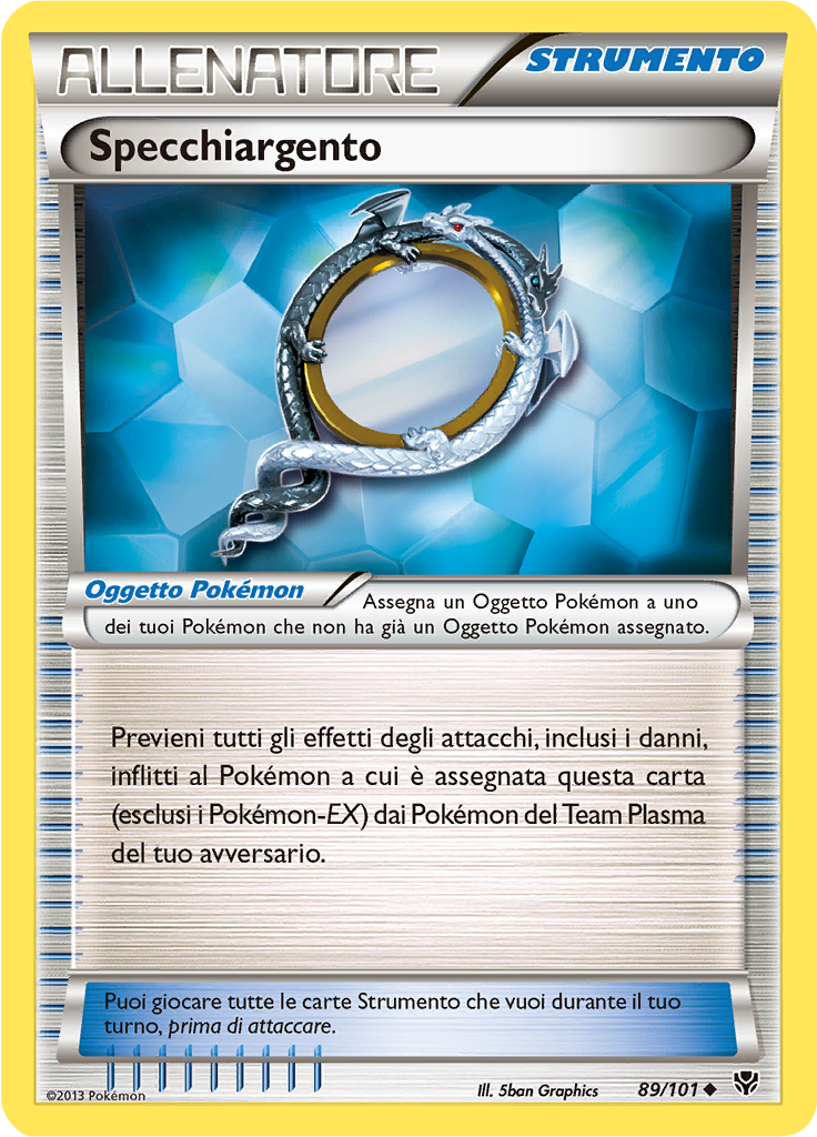 Specchiargento 89/101 — Esplosione Plasma (Italian Pokémon TCG card)