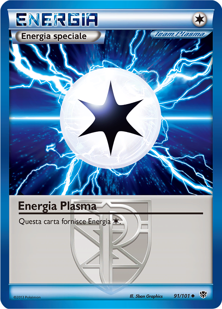 Energia Plasma 91/101 — Esplosione Plasma (Italian Pokémon TCG card)