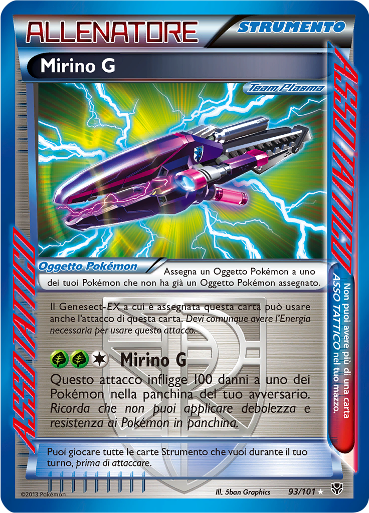 Mirino G 93/101 — Esplosione Plasma (Italian Pokémon TCG card)
