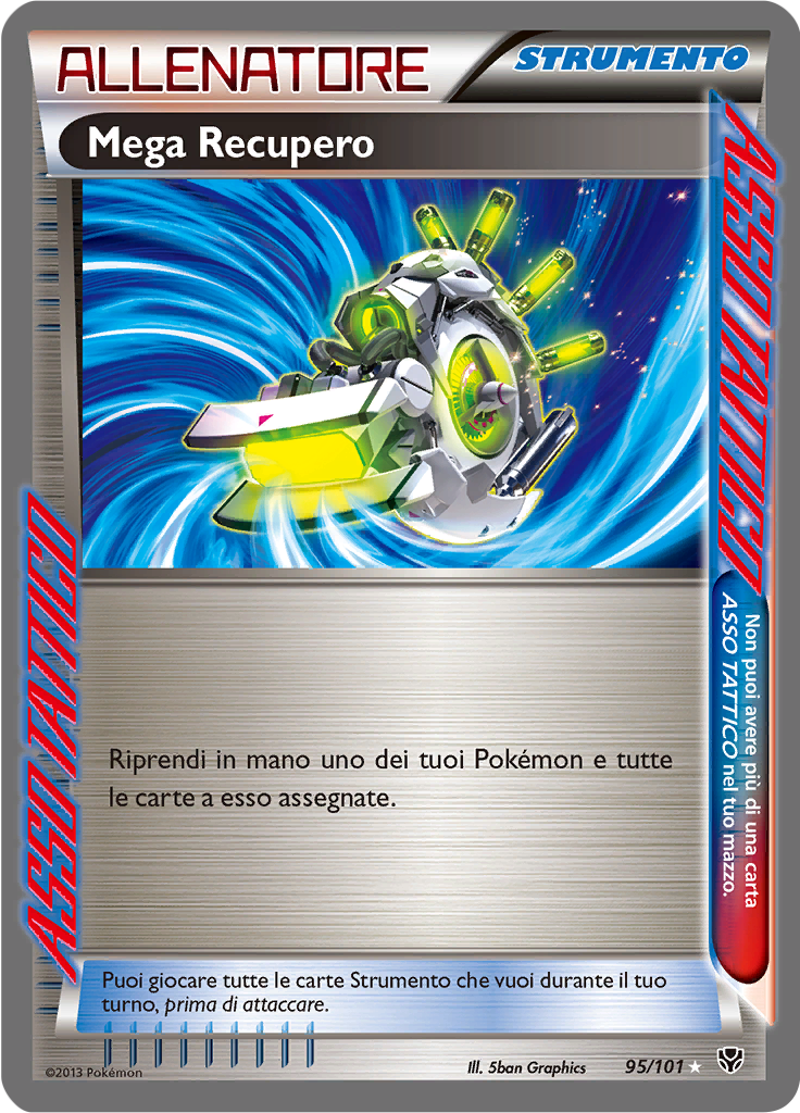 Mega Recupero 95/101 — Esplosione Plasma (Italian Pokémon TCG card)