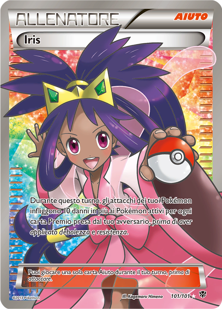Iris 101/101 — Esplosione Plasma (Italian Pokémon TCG card)