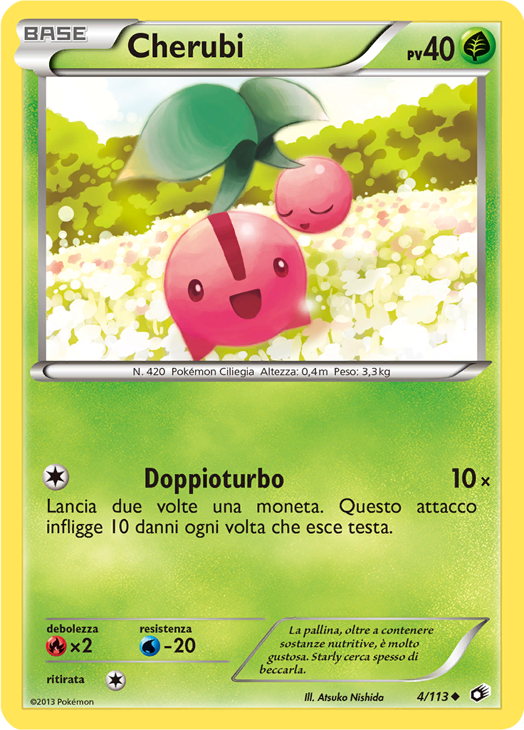 Cherubi 4/113 — Tesori Legendari (Italian Pokémon TCG card)