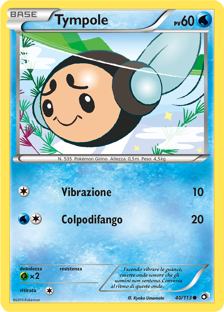 Tympole 40/113 — Tesori Legendari (Italian Pokémon TCG card)