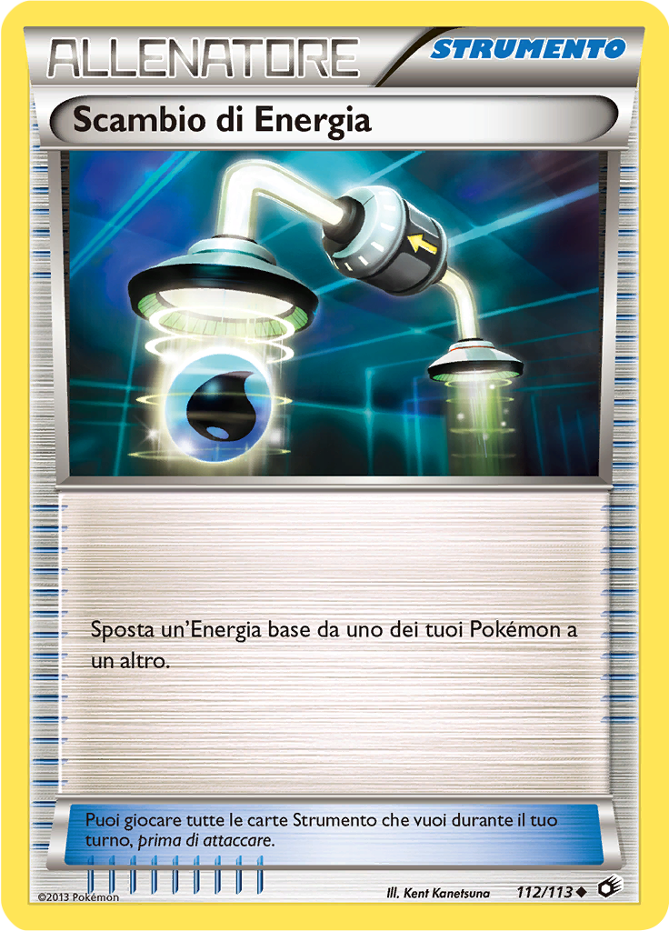 Scambio di Energia 112/113 — Tesori Legendari (Italian Pokémon TCG card)