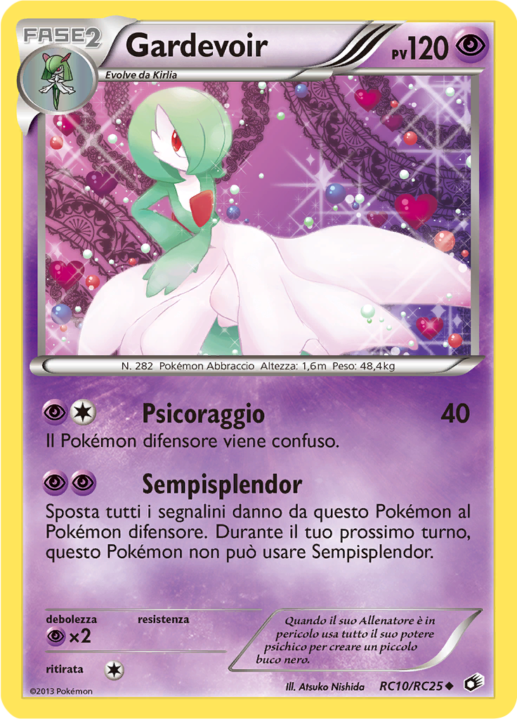 Gardevoir RC10/RC25 — Tesori Legendari (Italian Pokémon TCG card)
