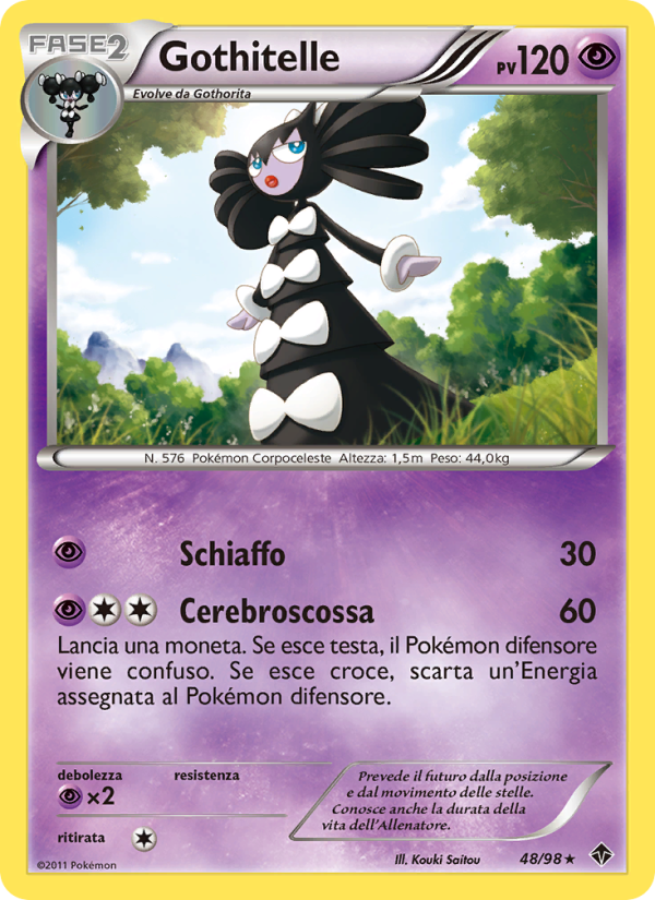 Gothitelle 048/98 — Nuove Forze (Italian Pokémon TCG card)