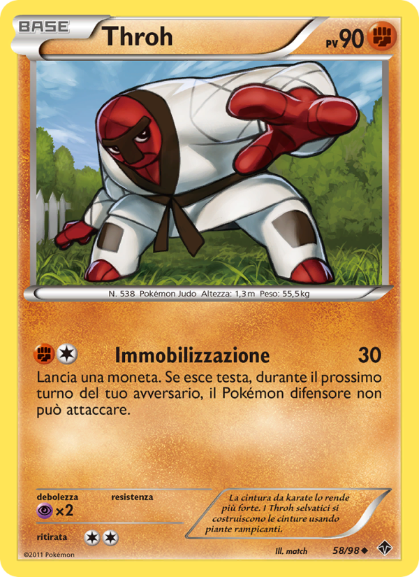 Throh 058/98 — Nuove Forze (Italian Pokémon TCG card)
