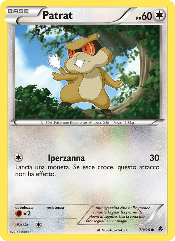 Patrat 078/98 — Nuove Forze (Italian Pokémon TCG card)