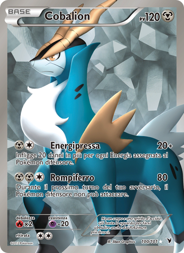 Cobalion 100/102 — Vittorie Regali (Italian Pokémon TCG card)