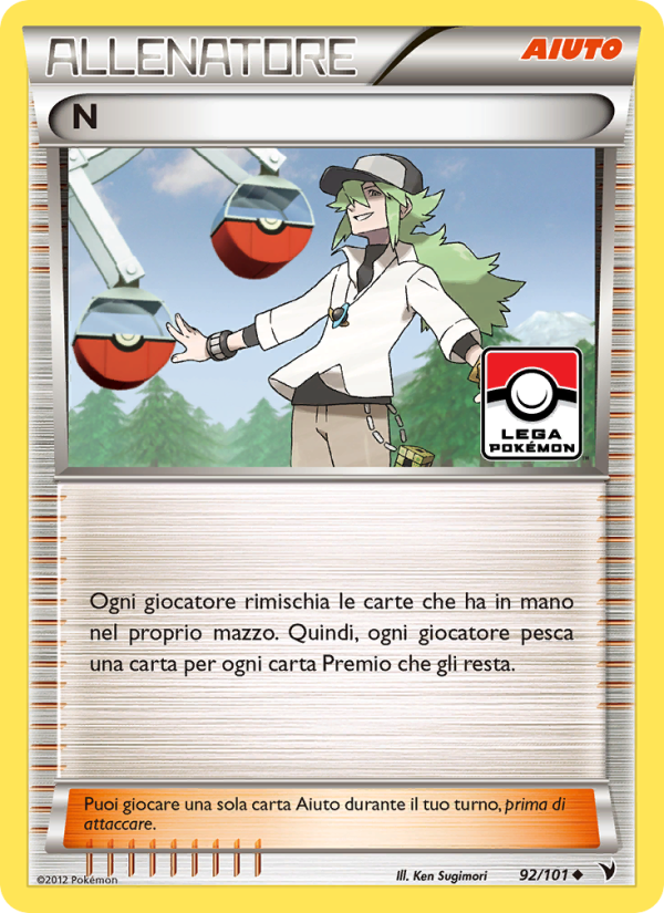 N 092/102 — Vittorie Regali (Italian Pokémon TCG card)