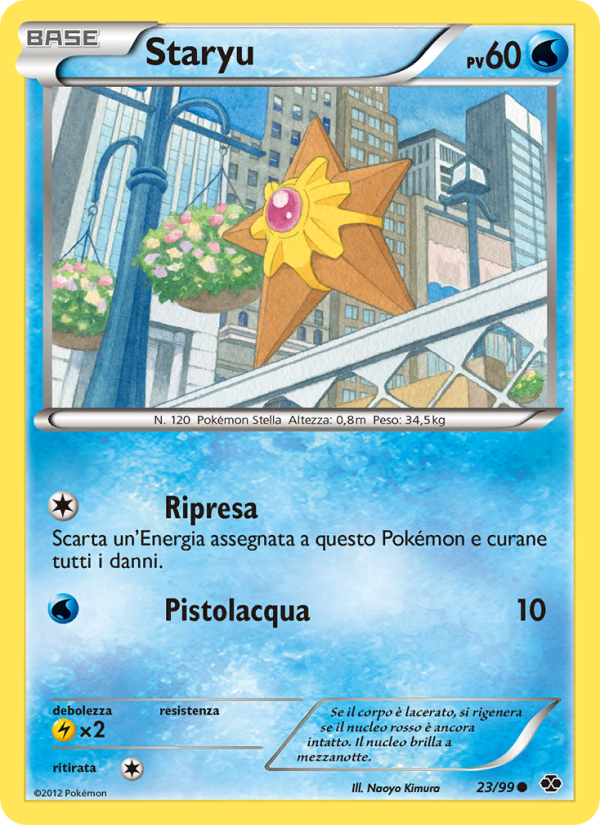 Staryu 023/103 — Destini Futuri (Italian Pokémon TCG card)