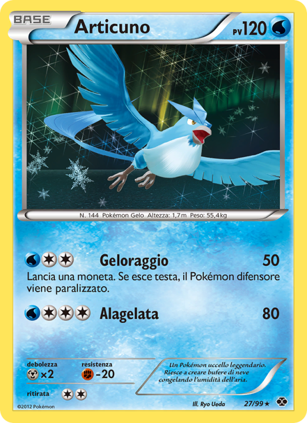 Articuno 027/103 — Destini Futuri (Italian Pokémon TCG card)