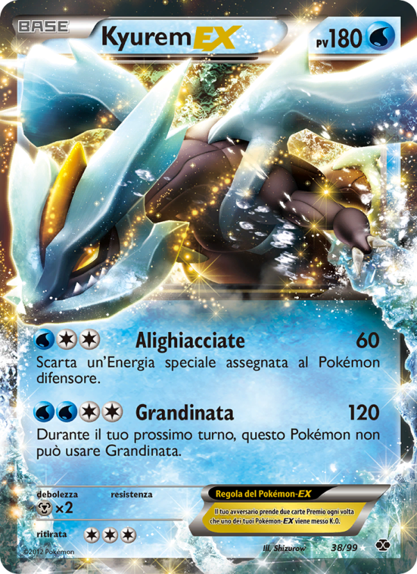 Kyurem-EX 038/103 — Destini Futuri (Italian Pokémon TCG card)