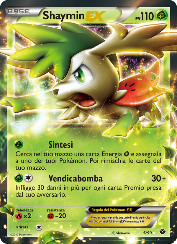 Shaymin-EX 005/103 — Destini Futuri (Italian Pokémon TCG card)