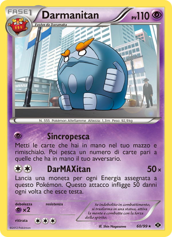 Darmanitan 060/103 — Destini Futuri (Italian Pokémon TCG card)