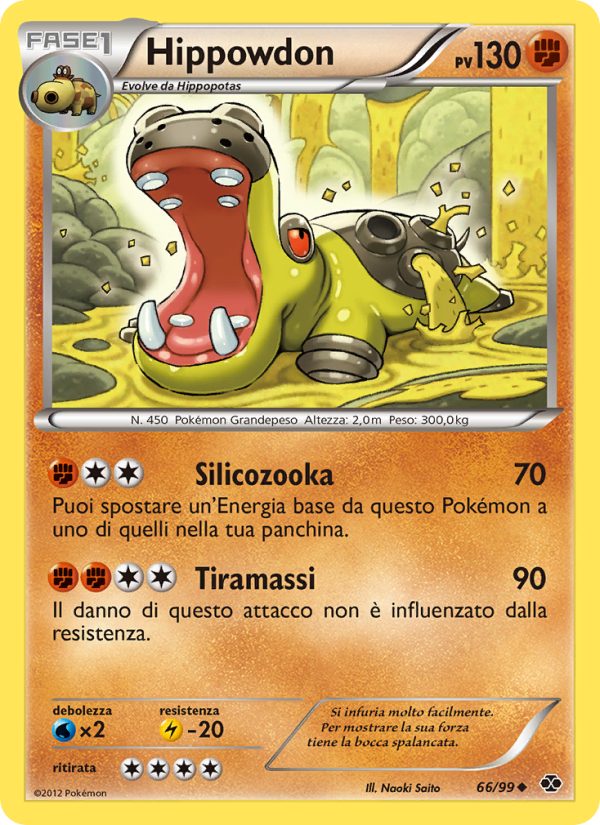 Hippowdon 066/103 — Destini Futuri (Italian Pokémon TCG card)