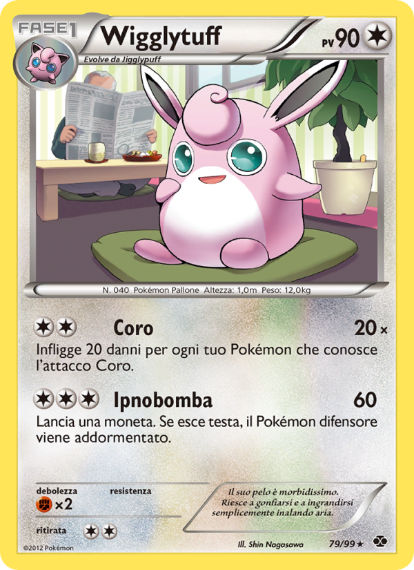 Wigglytuff 079/103 — Destini Futuri (Italian Pokémon TCG card)