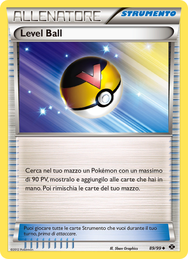 Level Ball 089/103 — Destini Futuri (Italian Pokémon TCG card)