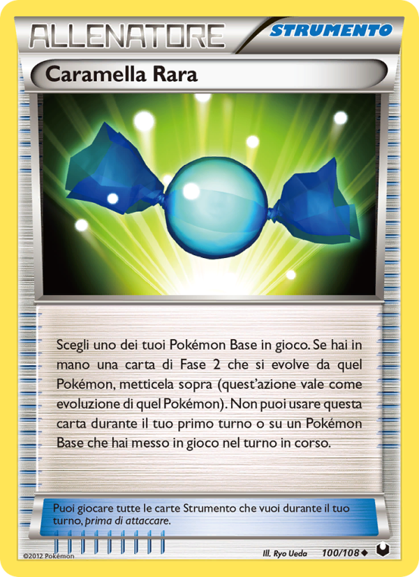 Caramella Rara 100/111 — Esploratori delle Tenebre (Italian Pokémon TCG card)