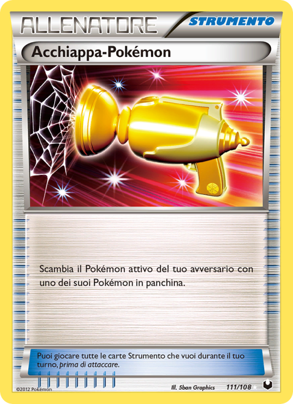 Acchiappa-Pokémon 111/111 — Esploratori delle Tenebre (Italian Pokémon TCG card)