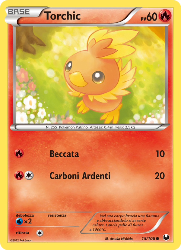 Torchic 015/111 — Esploratori delle Tenebre (Italian Pokémon TCG card)