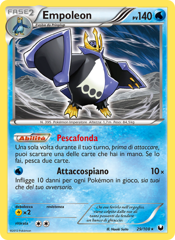 Empoleon 029/111 — Esploratori delle Tenebre (Italian Pokémon TCG card)