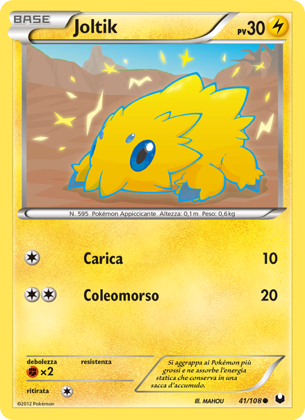 Joltik 041/111 — Esploratori delle Tenebre (Italian Pokémon TCG card)
