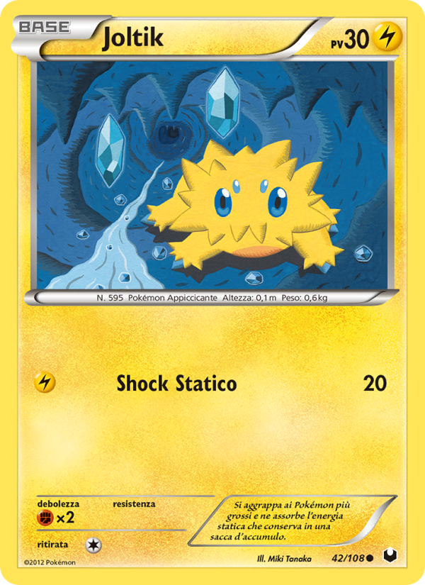 Joltik 042/111 — Esploratori delle Tenebre (Italian Pokémon TCG card)