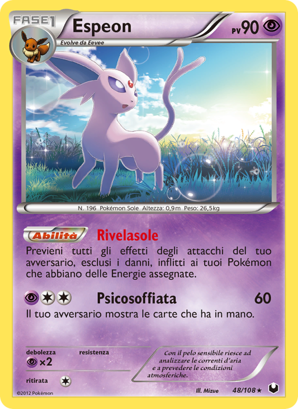 Espeon 048/111 — Esploratori delle Tenebre (Italian Pokémon TCG card)