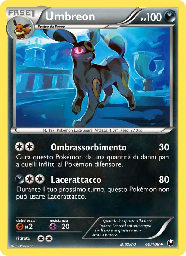 Umbreon 060/111 — Esploratori delle Tenebre (Italian Pokémon TCG card)