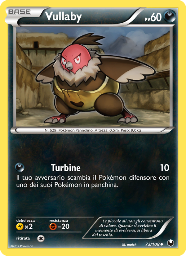 Vullaby 073/111 — Esploratori delle Tenebre (Italian Pokémon TCG card)