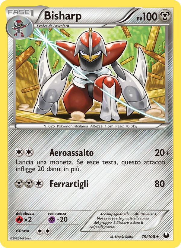 Bisharp 079/111 — Esploratori delle Tenebre (Italian Pokémon TCG card)