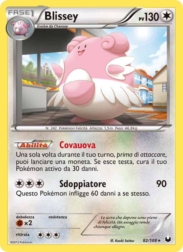 Blissey 082/111 — Esploratori delle Tenebre (Italian Pokémon TCG card)