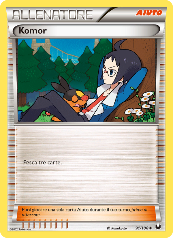 Komor 091/111 — Esploratori delle Tenebre (Italian Pokémon TCG card)