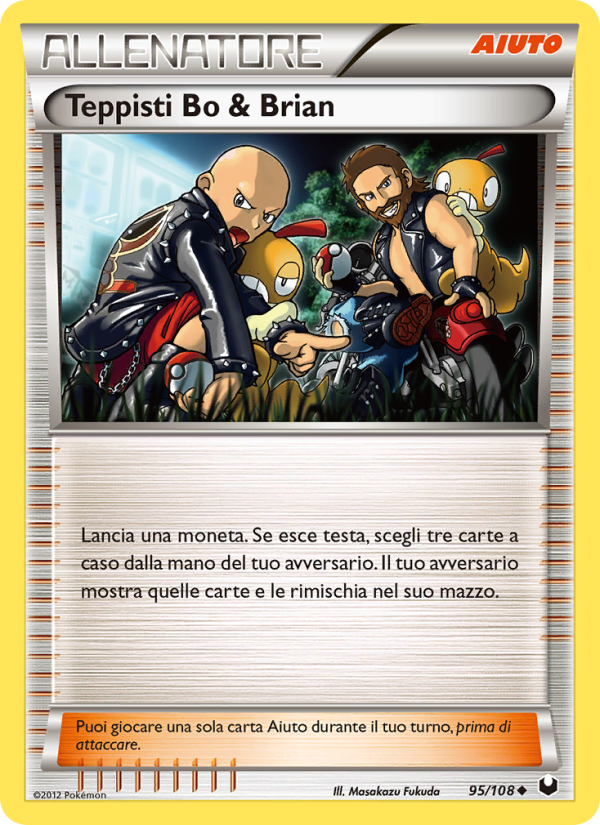 Teppisti Bo & Brian 095/111 — Esploratori delle Tenebre (Italian Pokémon TCG card)