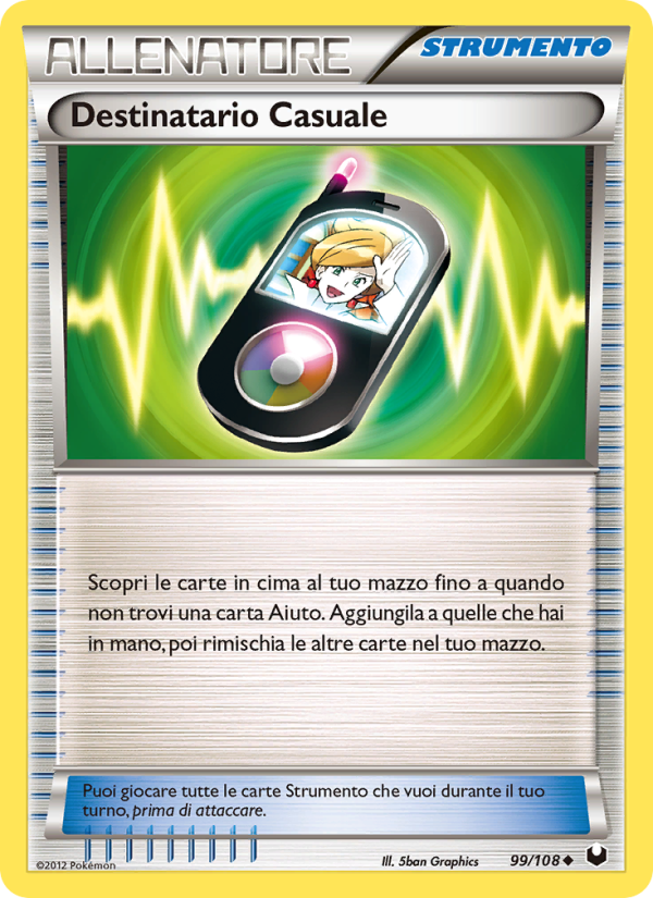 Destinatario Casuale 099/111 — Esploratori delle Tenebre (Italian Pokémon TCG card)