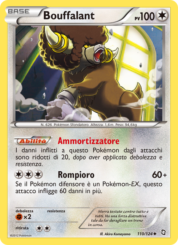 Bouffalant 110/128 — Stirpe dei Draghi (Italian Pokémon TCG card)