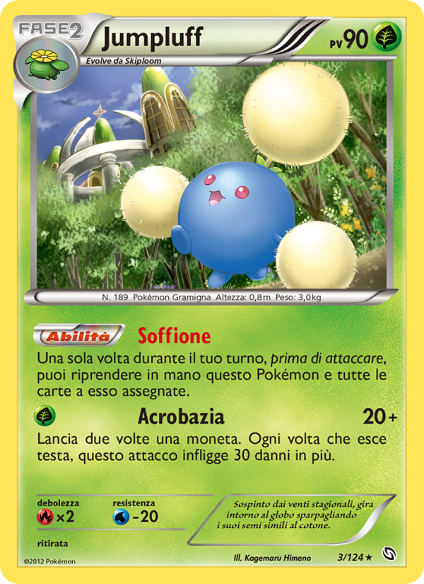 Jumpluff 003/128 — Stirpe dei Draghi (Italian Pokémon TCG card)
