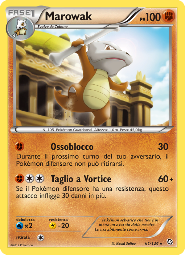 Marowak 061/128 — Stirpe dei Draghi (Italian Pokémon TCG card)