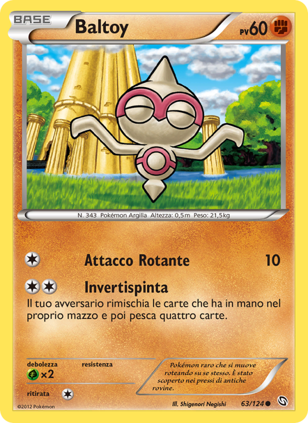 Baltoy 063/128 — Stirpe dei Draghi (Italian Pokémon TCG card)