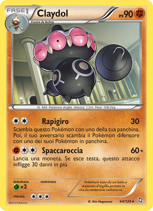 Claydol 064/128 — Stirpe dei Draghi (Italian Pokémon TCG card)