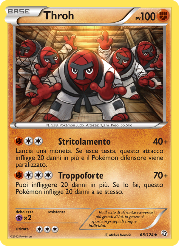 Throh 068/128 — Stirpe dei Draghi (Italian Pokémon TCG card)
