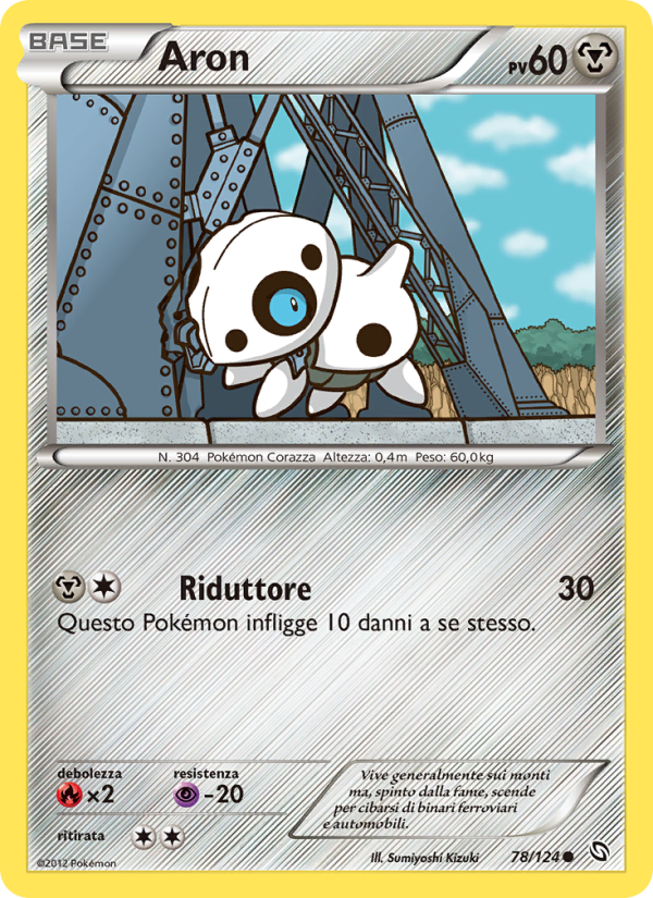 Aron 078/128 — Stirpe dei Draghi (Italian Pokémon TCG card)