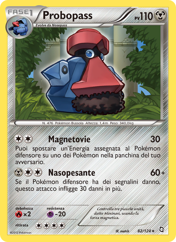 Probopass 082/128 — Stirpe dei Draghi (Italian Pokémon TCG card)