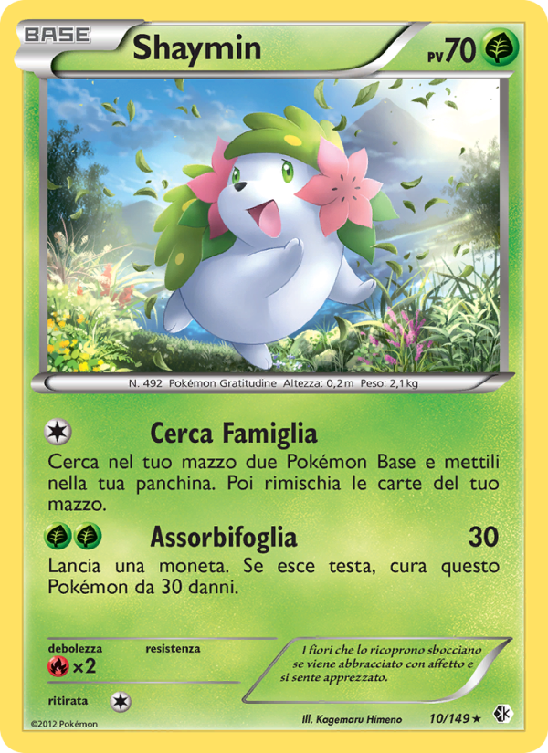 Shaymin 010/153 — Confini Varcati (Italian Pokémon TCG card)