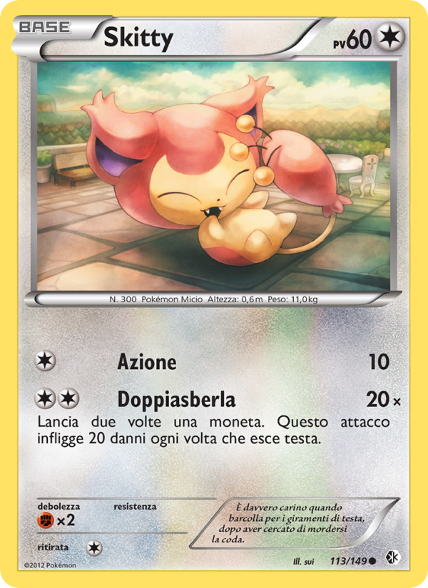 Skitty 113/153 — Confini Varcati (Italian Pokémon TCG card)