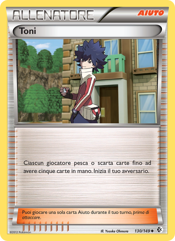 Toni 130/153 — Confini Varcati (Italian Pokémon TCG card)