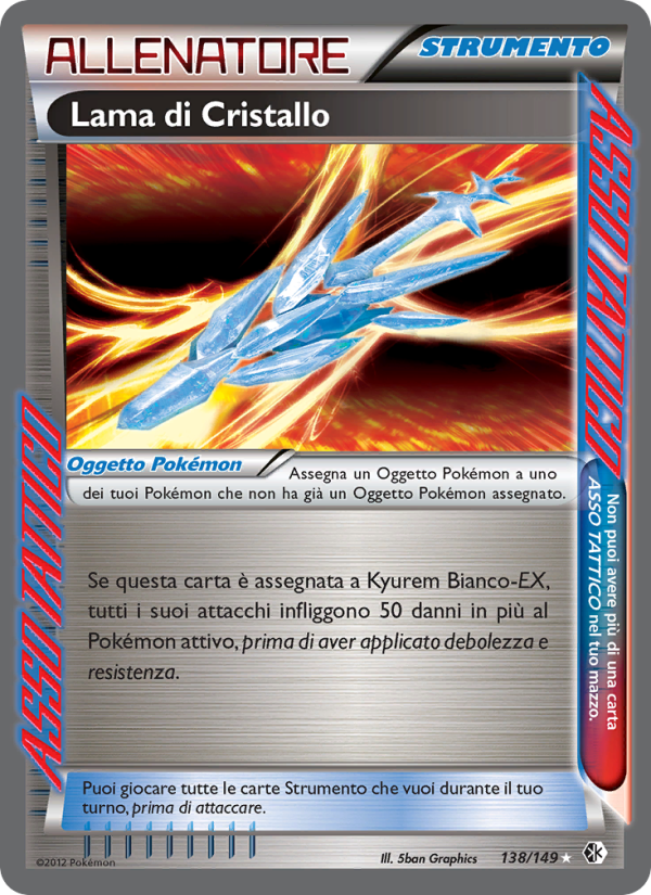 Lama di Cristallo 138/153 — Confini Varcati (Italian Pokémon TCG card)