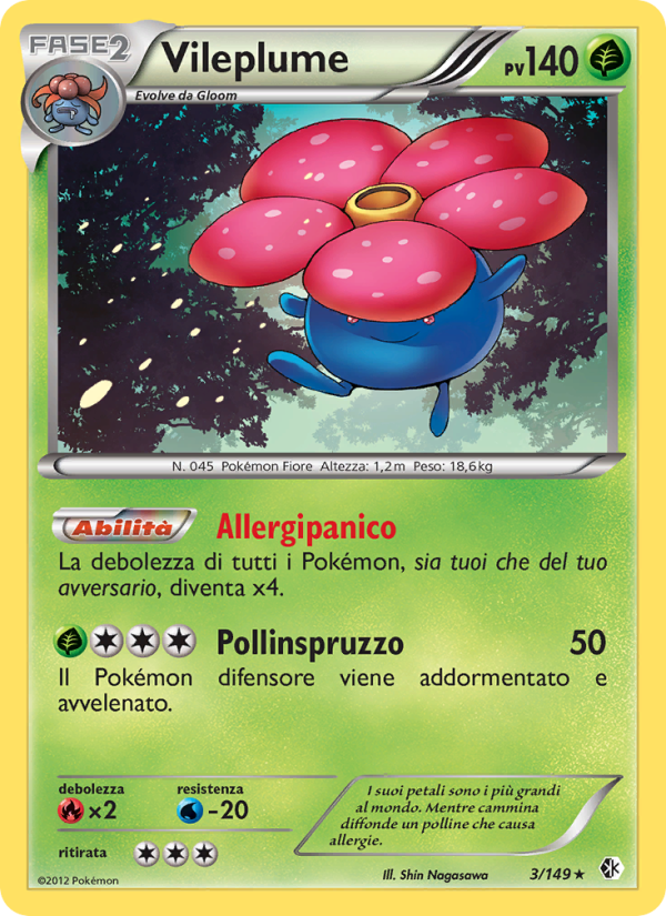 Vileplume 003/153 — Confini Varcati (Italian Pokémon TCG card)