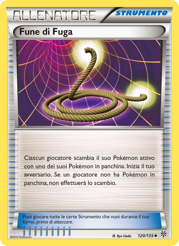 Fune di Fuga 120/138 — Uragano Plasma (Italian Pokémon TCG card)